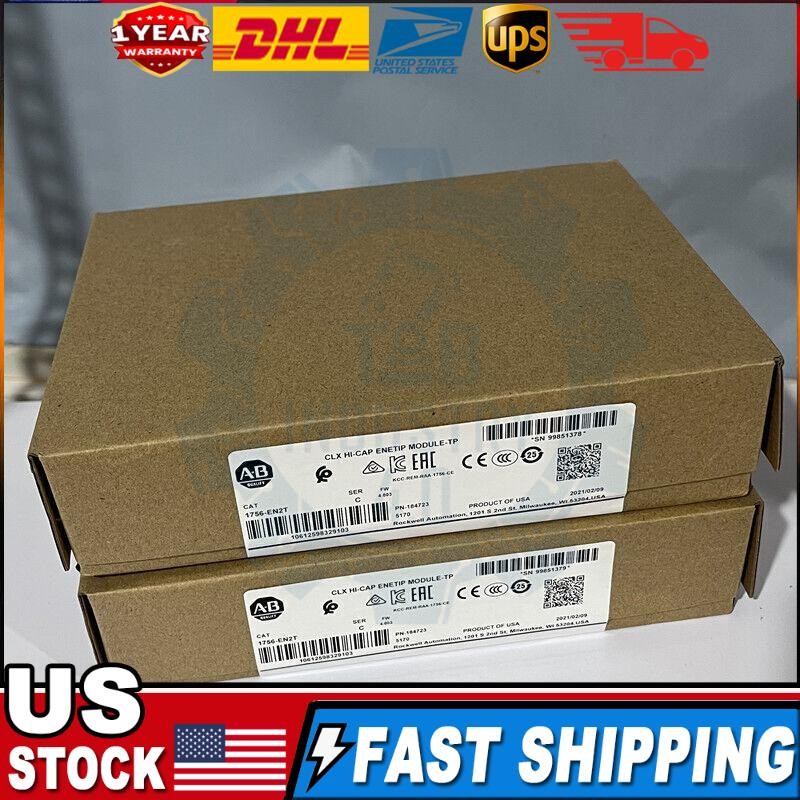 2022-2023 AB 1756-EN2T ControlLogix EtherNet/IP Module New Factory Sealed In US