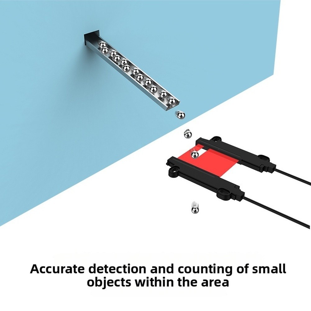 Digital Fiber Optic Sensor with Clear Dual Display Adjustable Settings