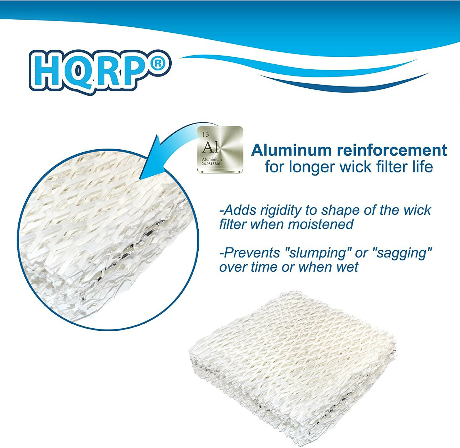 Wick Filter for Duracraft Natural Cool Moisture Humidifier Systems AC-818 AC-819