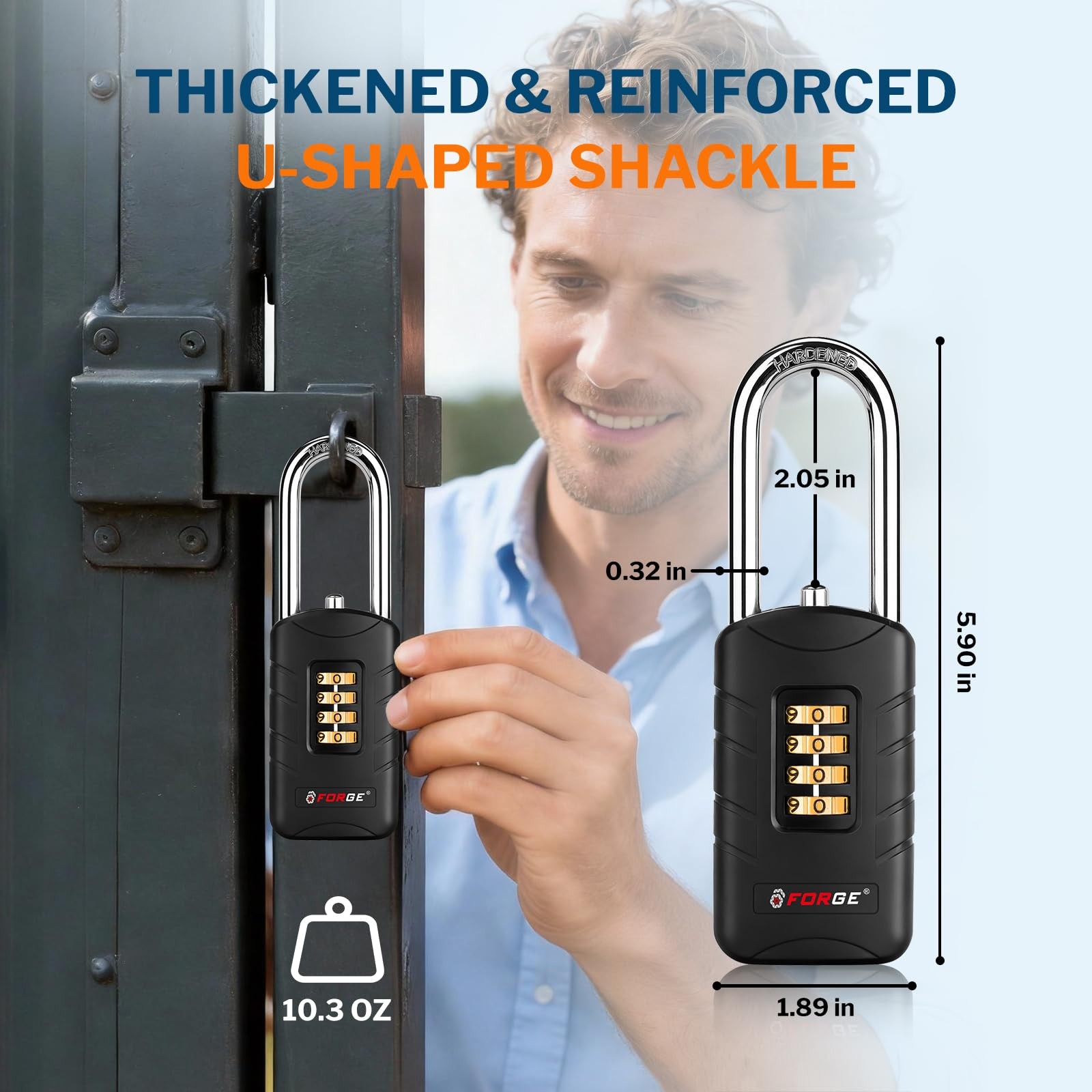 Forge 4-Digit Combination Padlock Backup Keys, Recover Forgotten Code