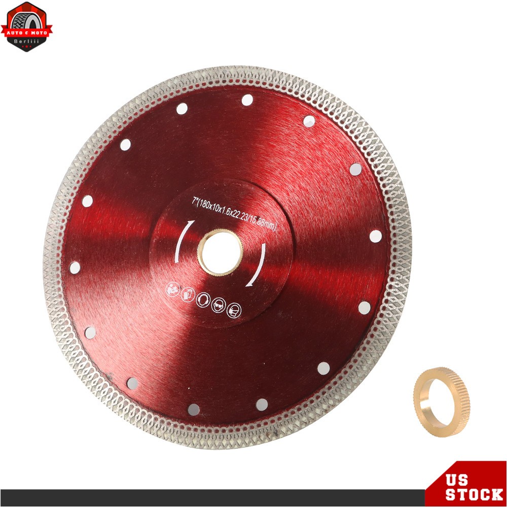 2Pack 7Inch Super Thin Diamond Porcelain Cutting Blade Tile Blade For Cutting