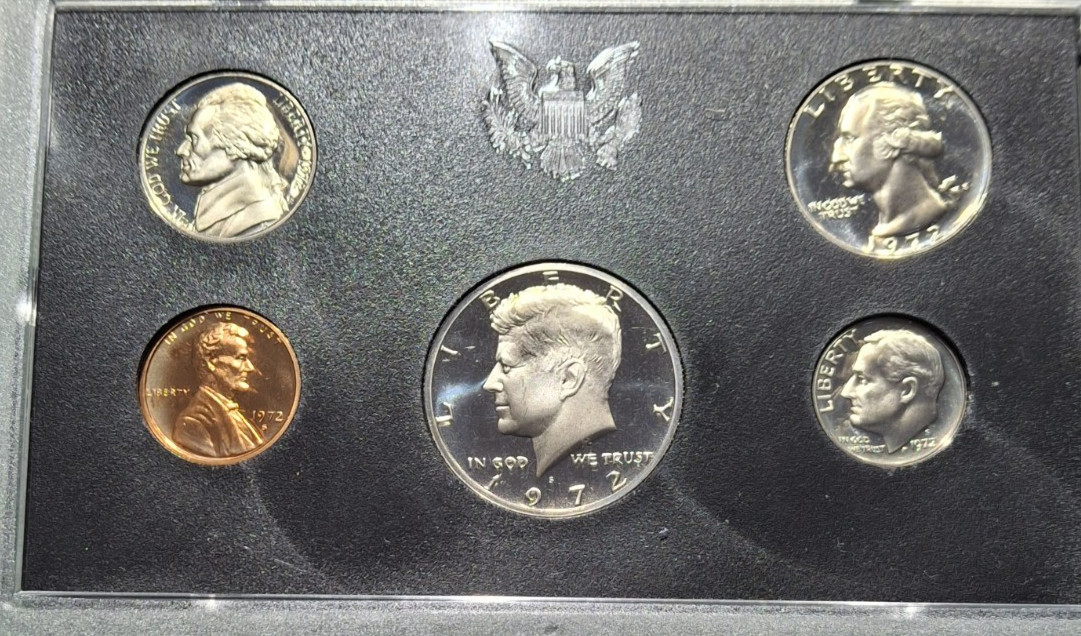 1971 s and 1972 s proof set