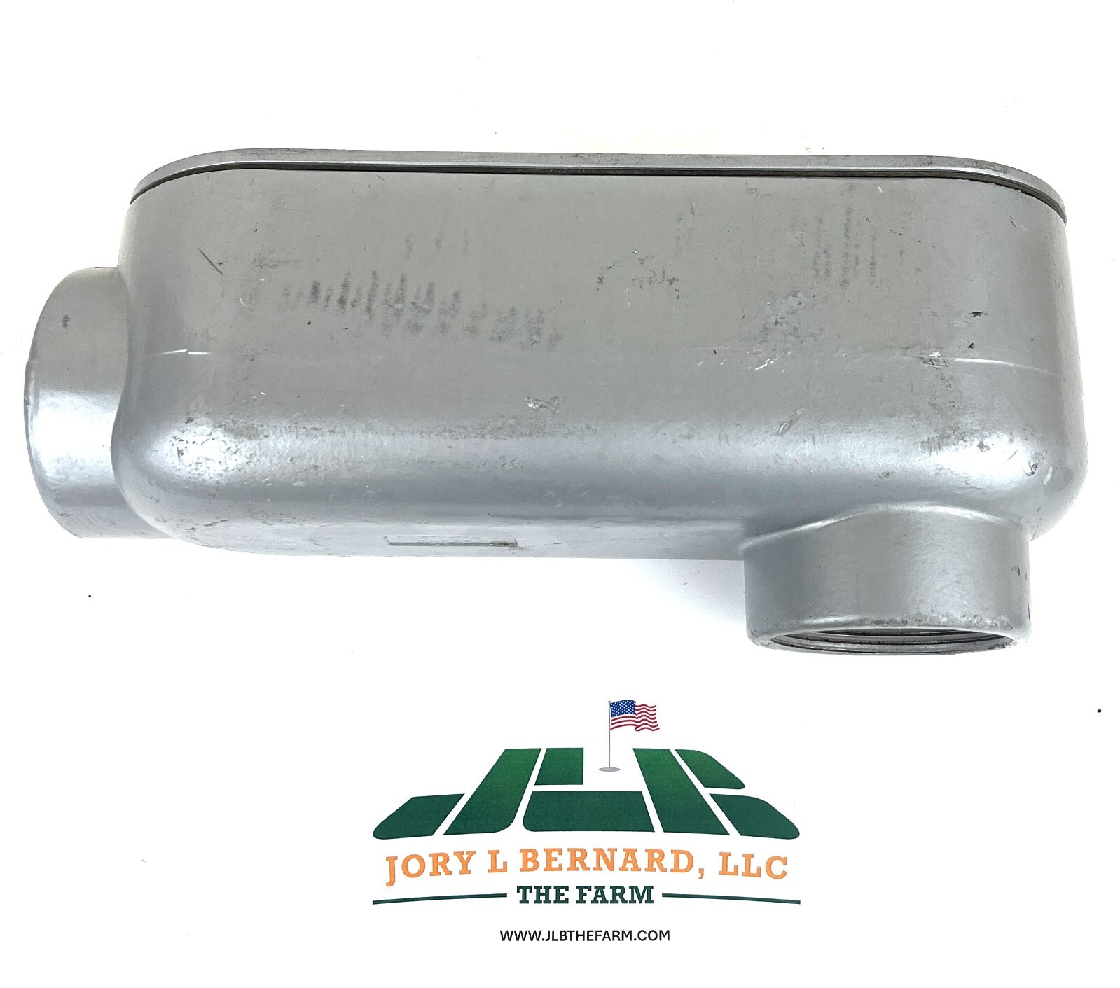 2.5", THREADED, E30640 LB, ALUMINUM CONDUIT BODY W/COVER, GASKET, NOS SURPLUS