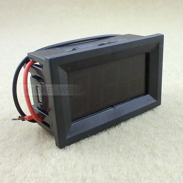 DC 7-90V Red LED Digital Voltmeter Voltmeter Voltage Meter Voltage Display Panel Meter