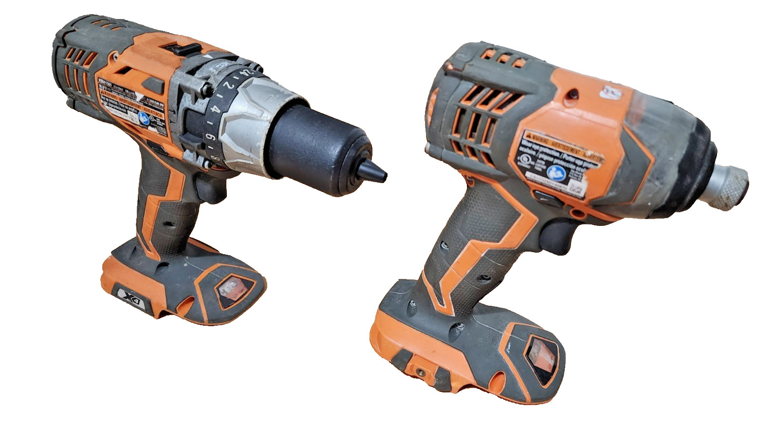 Rigid 18V, R8611501 Compact 2 Speed Drill And R86034 Impact Driver X4 Bundle