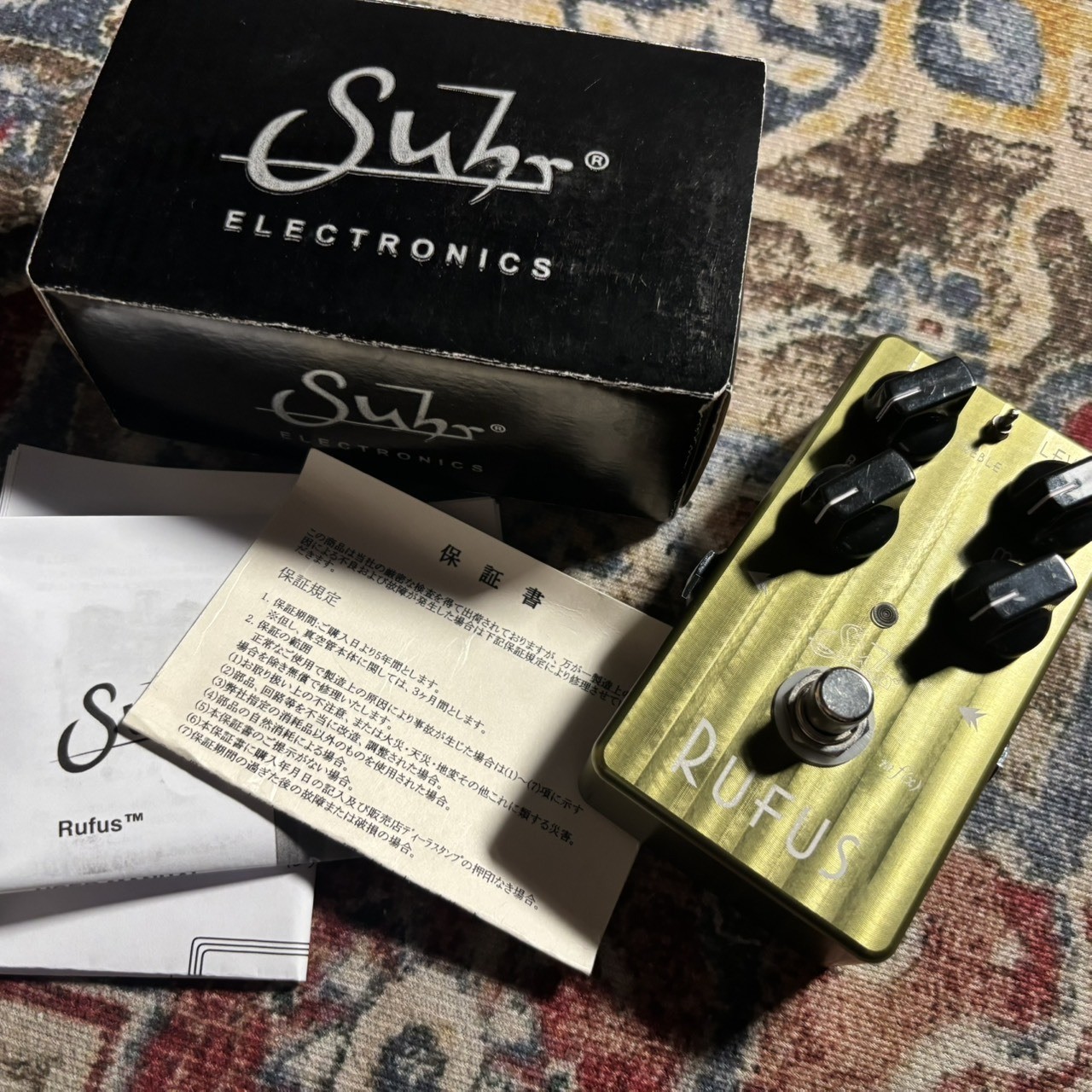 Suhr Rufus Fuzz Effector Old Model