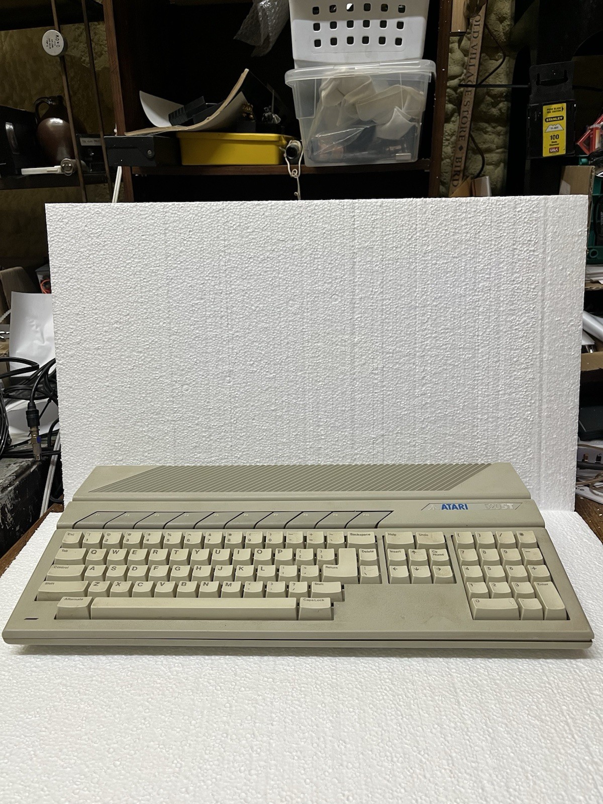 Atari 520ST STM Computer w/ Power Supply - Tested & Working!
