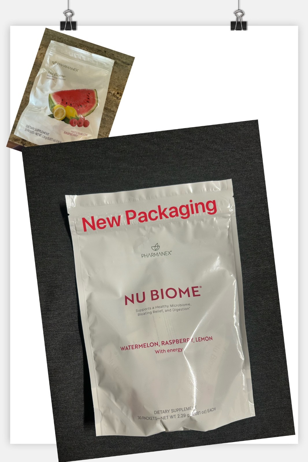 NuSkin Pharmanex Biome, Gut Health, Powder Mix-in/30 bags/watermelon/exp:04/27