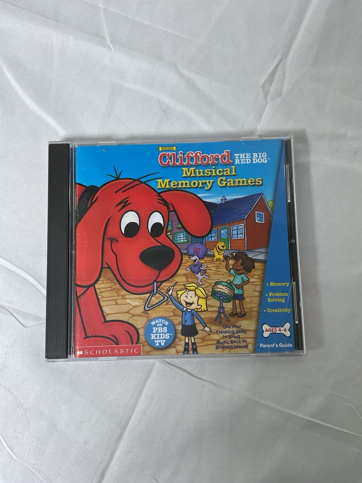 Clifford Musical Memory Games PC CD ROM Scholastic Ages 4-8 Educational Software