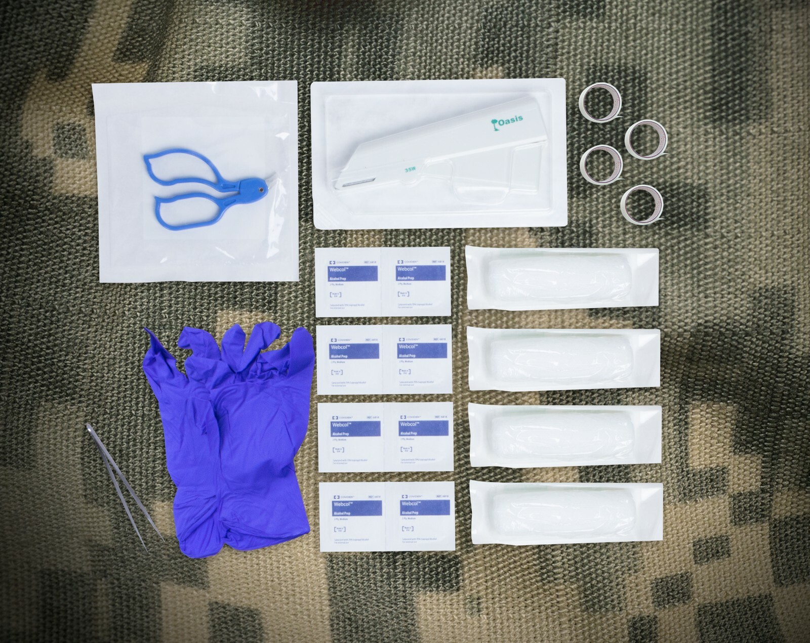 Minimalist Skin Stapler Wound Closure Surgical Survival Kit - 21 pc