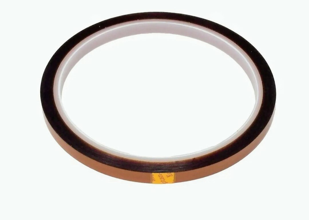 3Rolls 6mm X 30m(100ft) High Temperature Heat Resistant Tape Sublimation