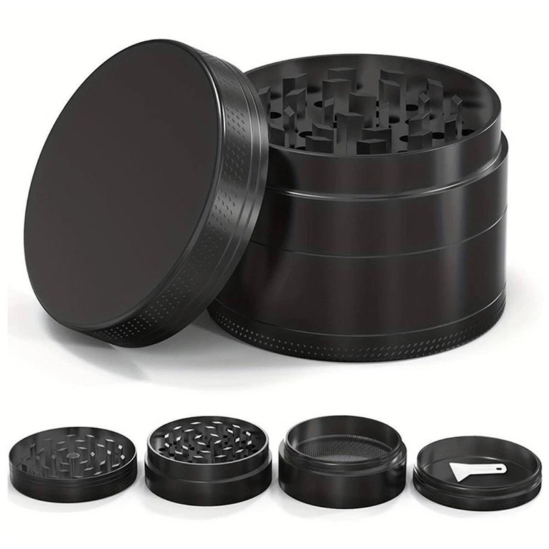 4 Layer 3 Inches Large Portable Zinc Alloy Grinder Herb Spice Tobacco Grinder US