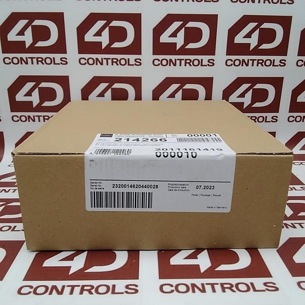 214266 STAHL | 8118/122-531-2, Increased Safety Terminal Box, Sealed