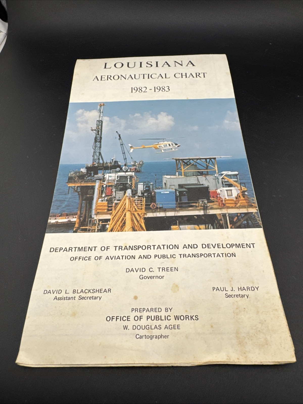 Louisiana aeronautical chart 1982