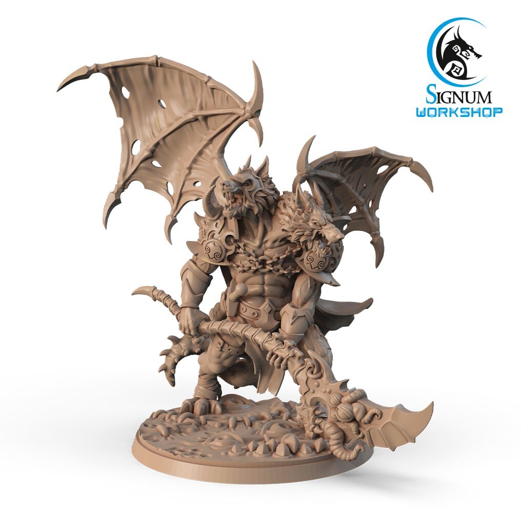 Lord Riken - Lycan Wolf Monster -  Signum Games - Fantasy Dungeons and Dragons