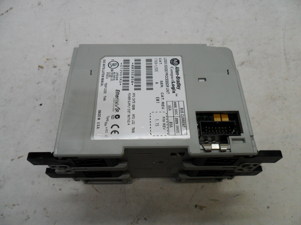 ALLEN BRADLEY 1769-L32E /A COMPACTLOGIX ETHERNET PROCESSOR MODULE 5-24VDC