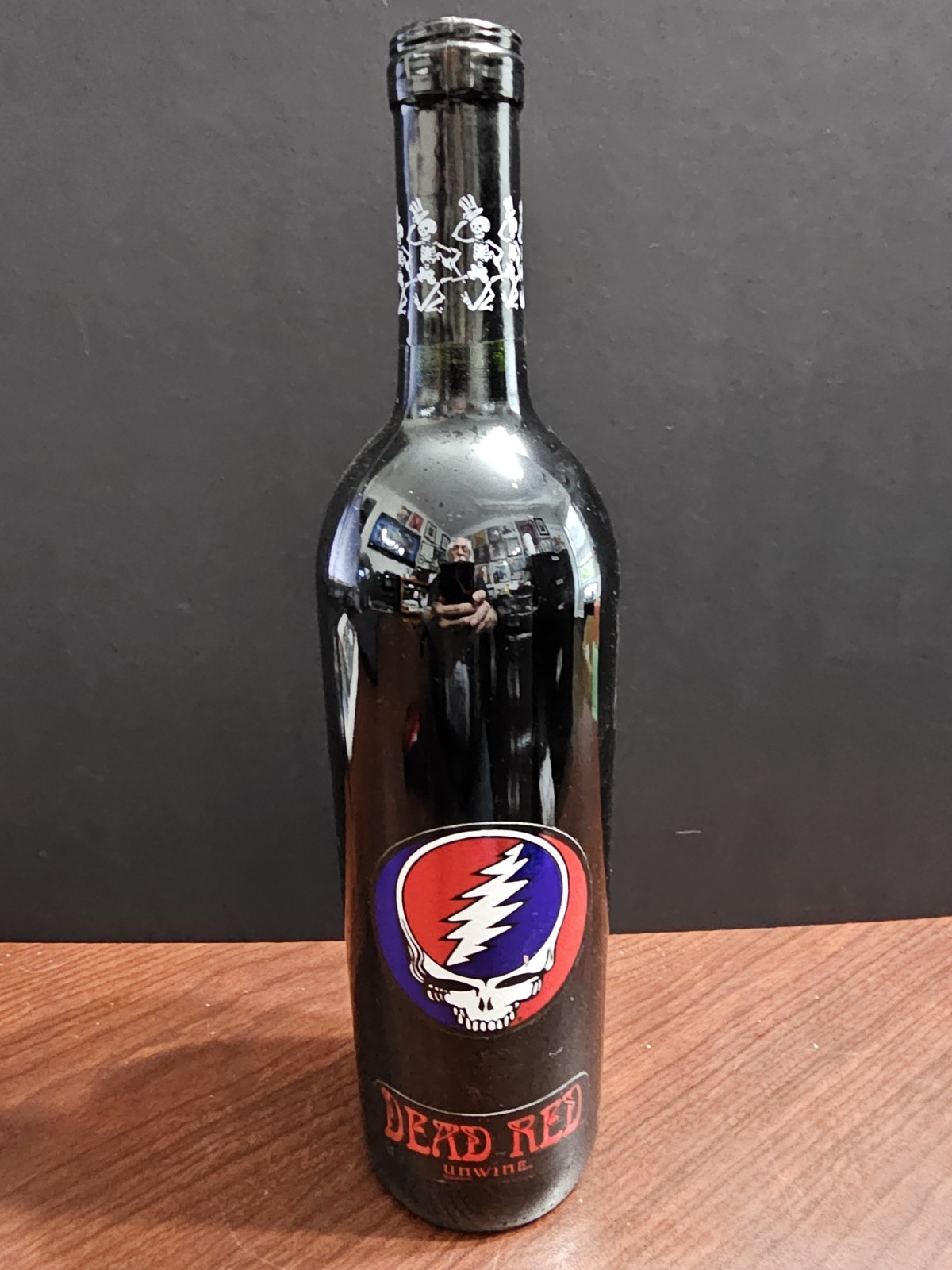 Grateful Dead Unwine - First Edition Full Bottle - Steal Your Face  - LAST 3 !!!
