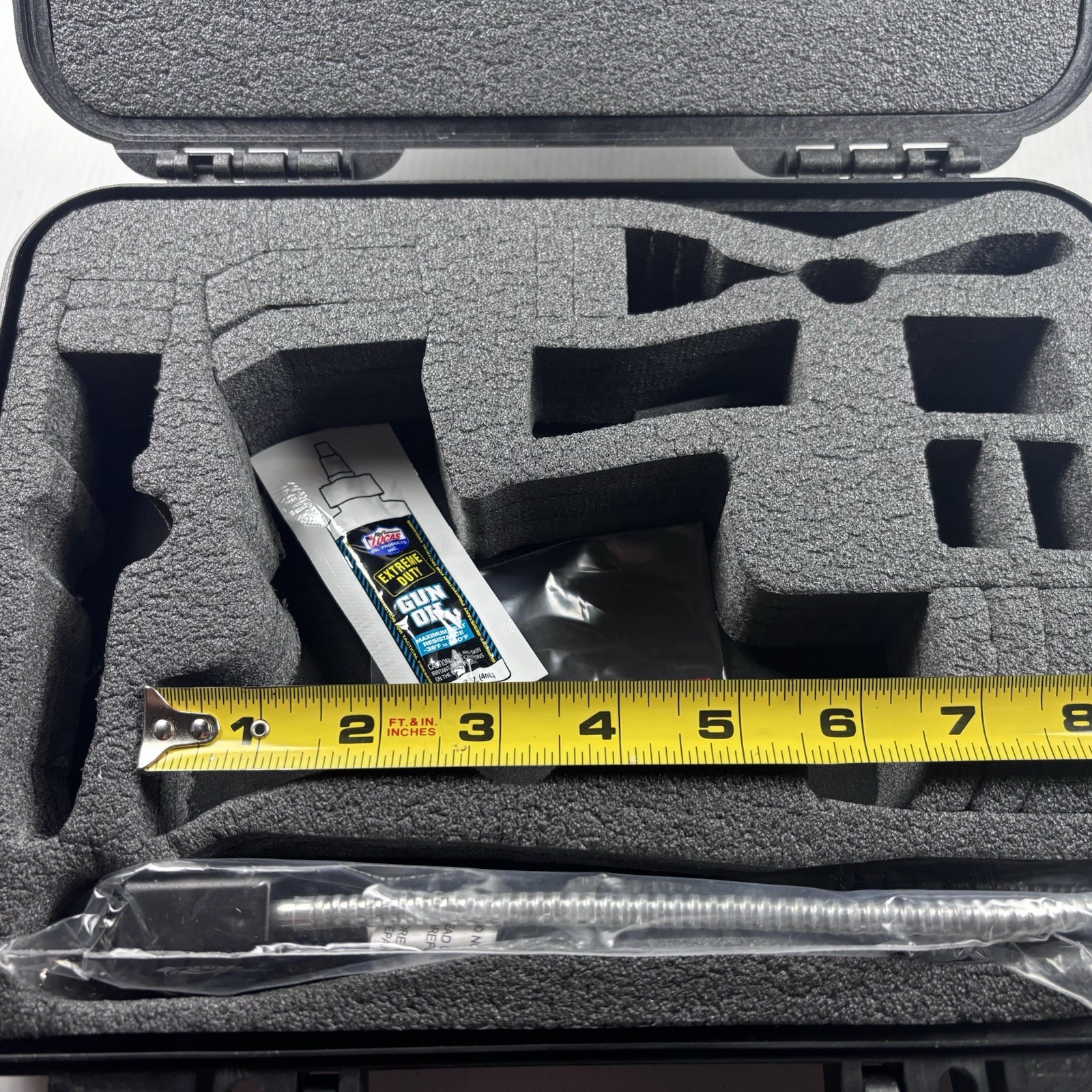 Springfield Armory XDE Black Hard CASE ONLY for 9mm Gun EMPTY with Lock ~ 2 Keys