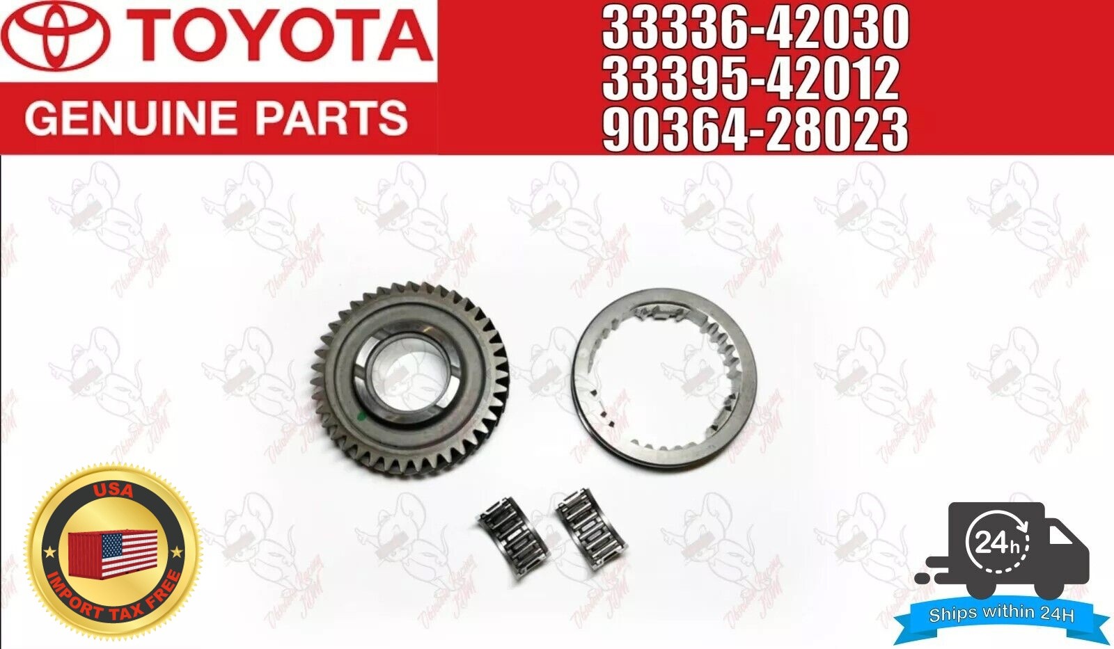 Toyota RAV4 Genuine 5TH Gear Repair KIT, GEAR & SLEEVE & BEARING Set OEM Japan