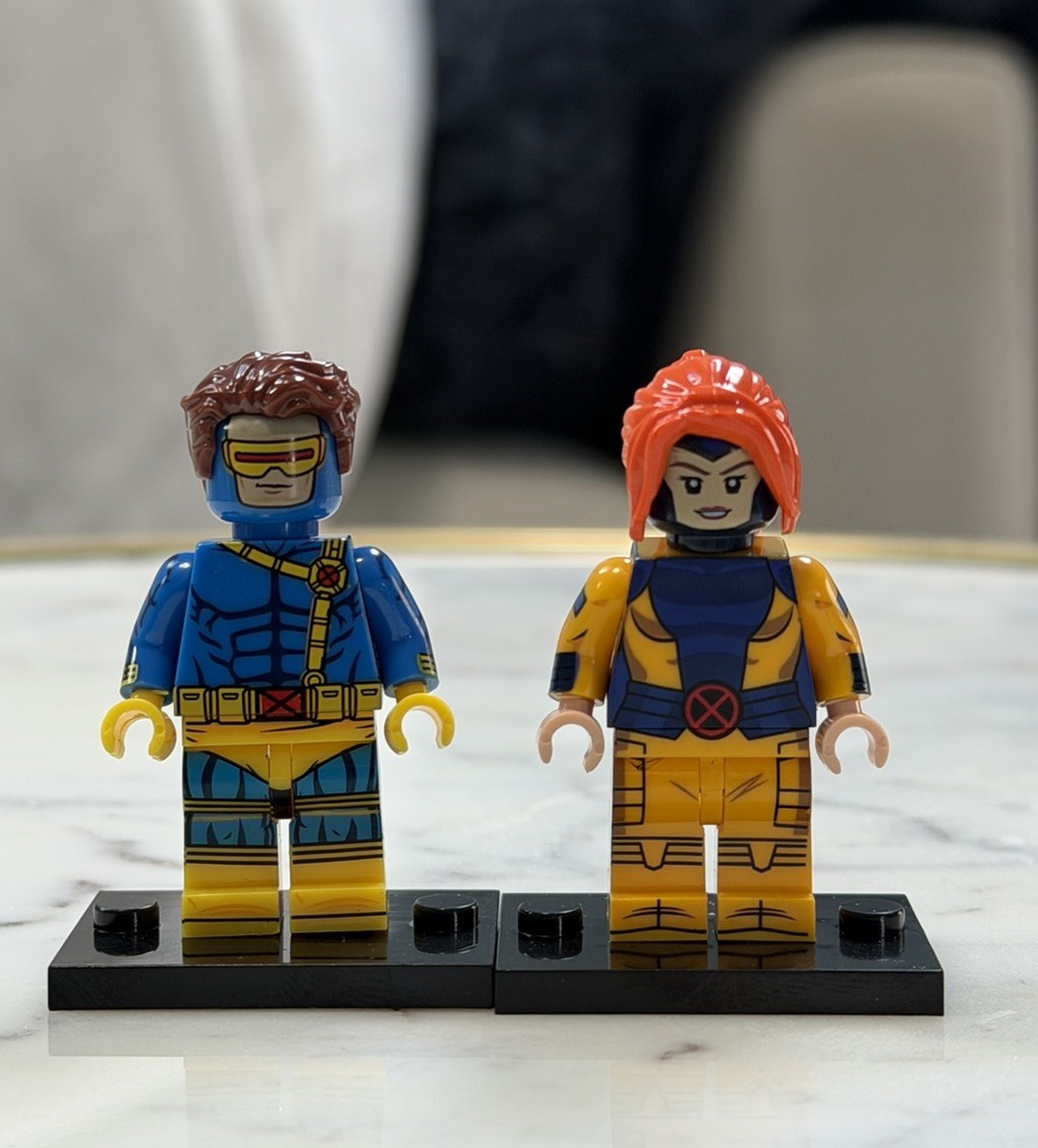 Lego X-Men Jean Grey Cyclops Printed Minifigure Lot X-Men ‘97 Scott Summers