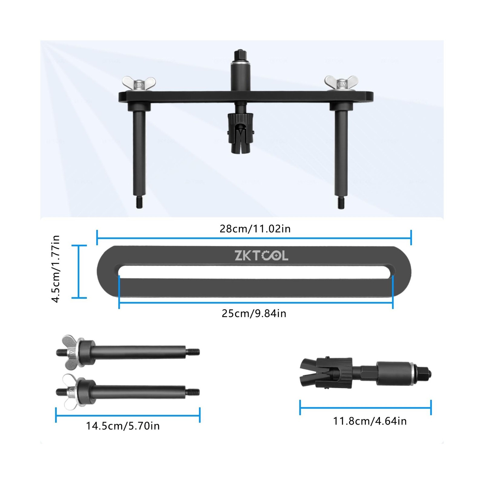 ZKTOOL New Upgraded Version Fuel Injector Puller Removal Tool Compatible with...