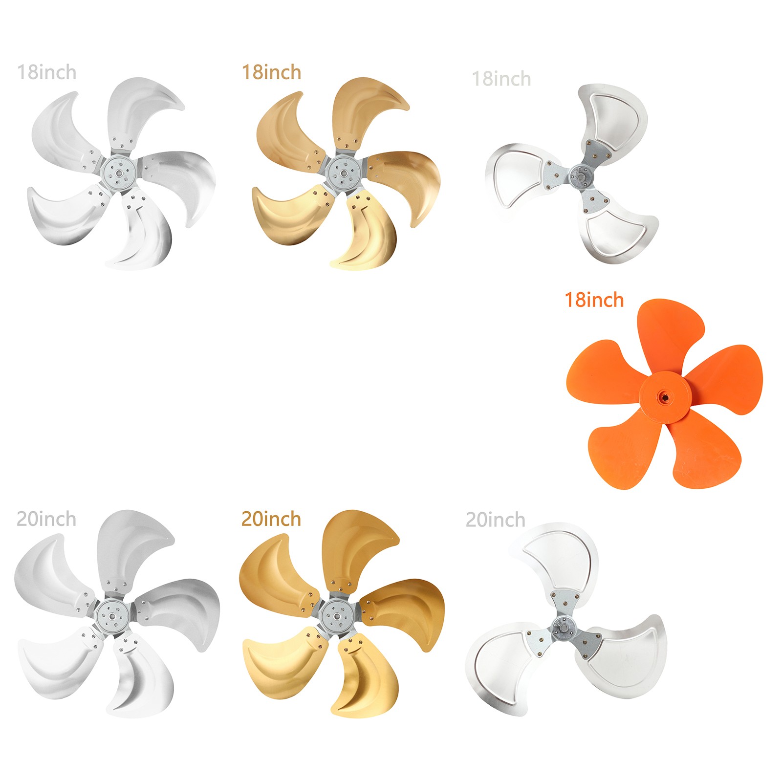 1Pcs Fan Parts Easy To Install Industrial Replacement Blades Practical Family