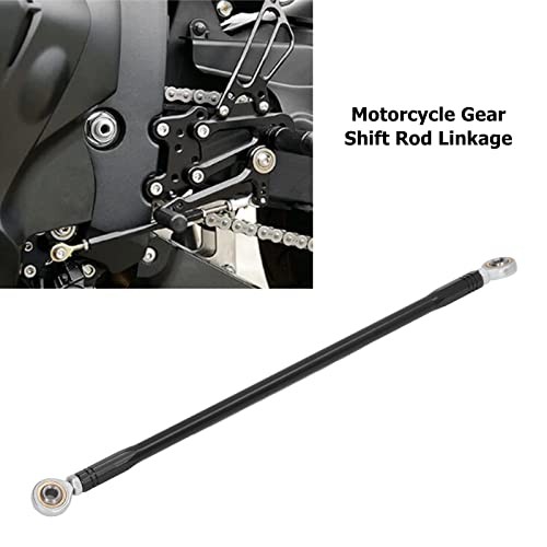 Motorcycle Shift Linkage Rod, 280mm CNC Aluminum Alloy, Universal Adjustable