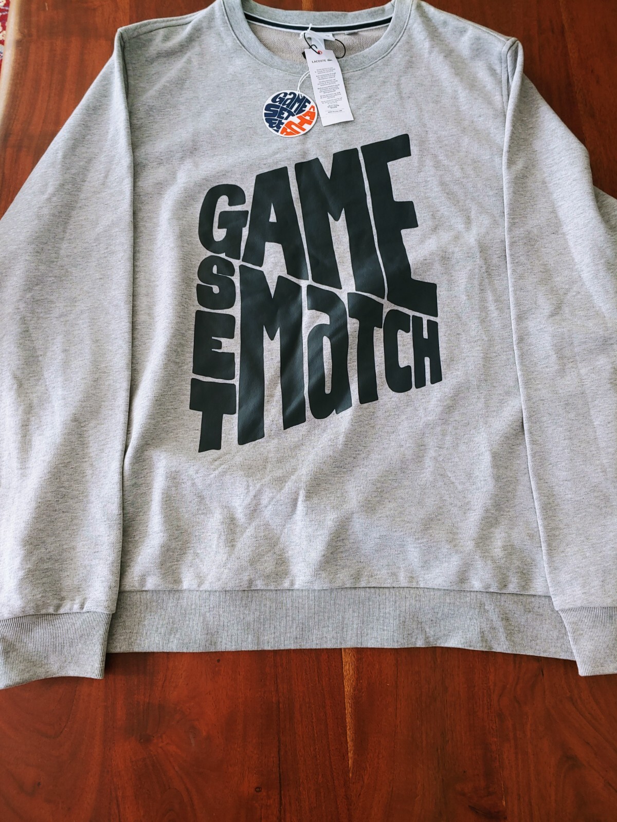 Lacoste Long Sleeve Game Set Match Graphic Sweatshirt SH3346