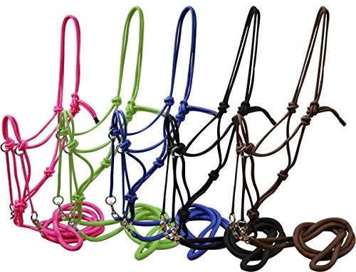 Showman Nylon Rope Bitless Bridle w/ Reins