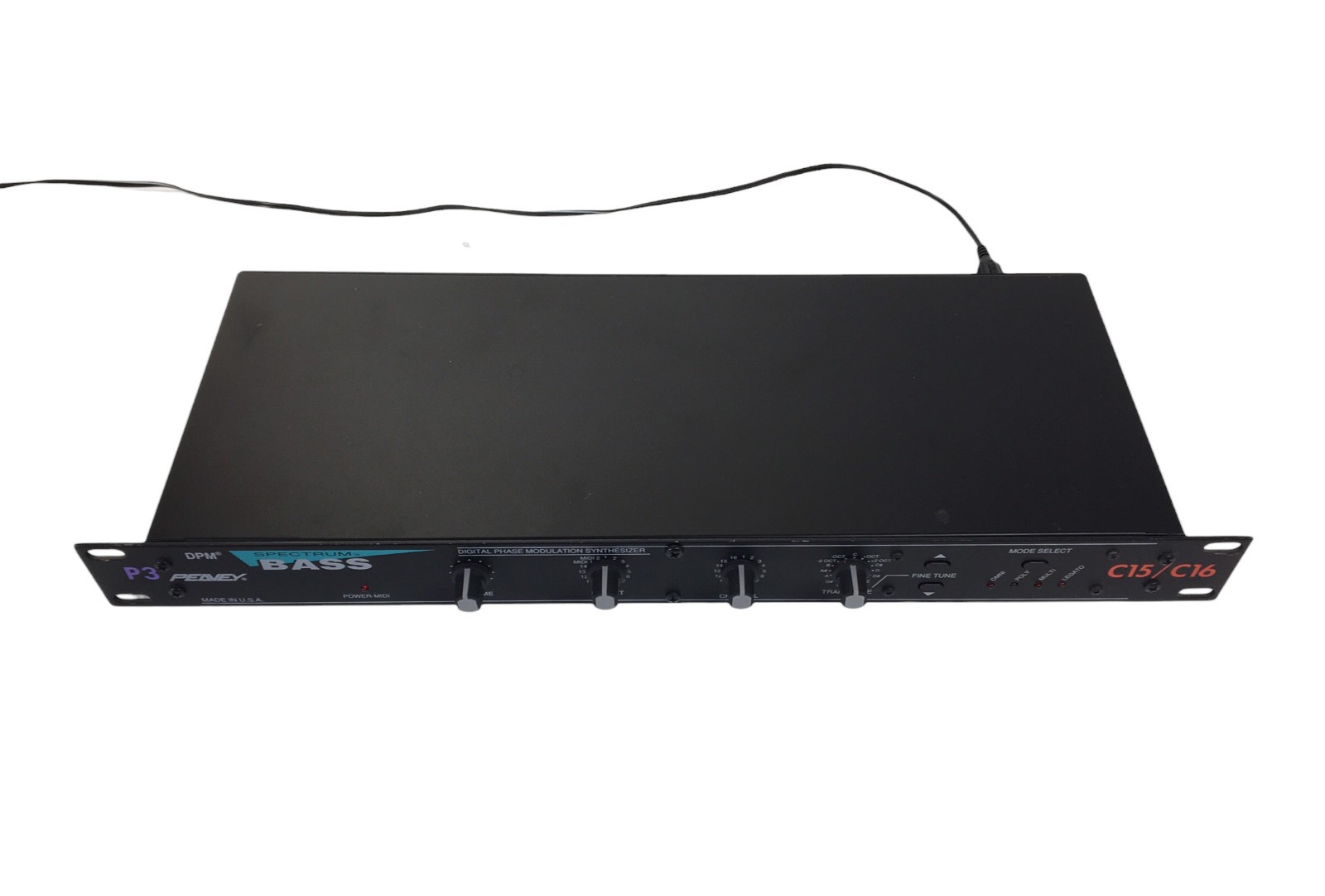PEAVEY SPECTRUM BASS Digital Phase Modulation Synthesizer Sound Module Rack