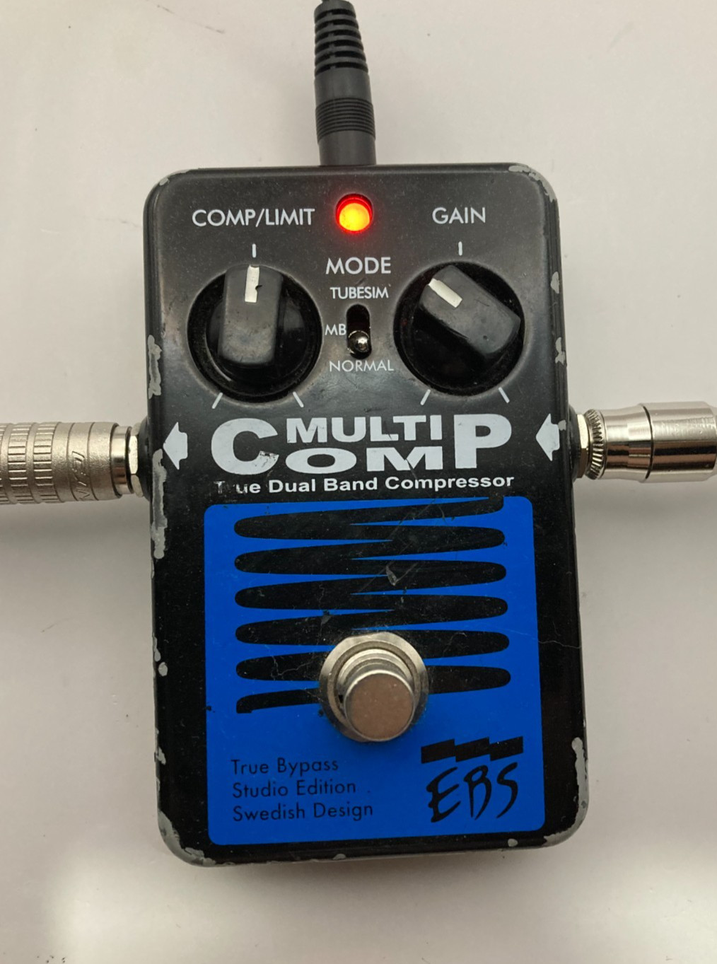 EBS MultiComp Studio Edition Compressor Pedal Tested Working