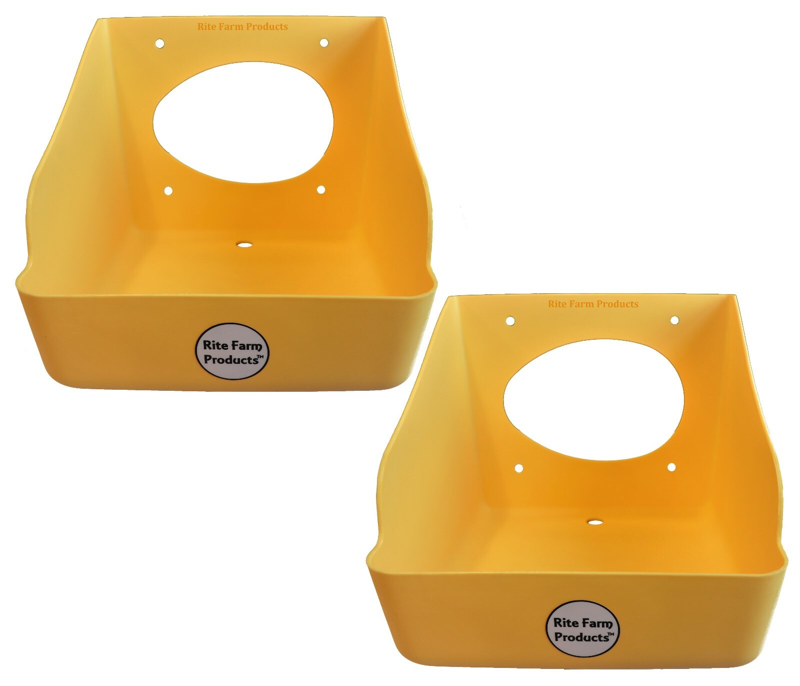 2 PACK RITE FARM PRODUCTS WASHABLE POLY EGG NESTING BOX CHICKEN LAYING COOP NEST