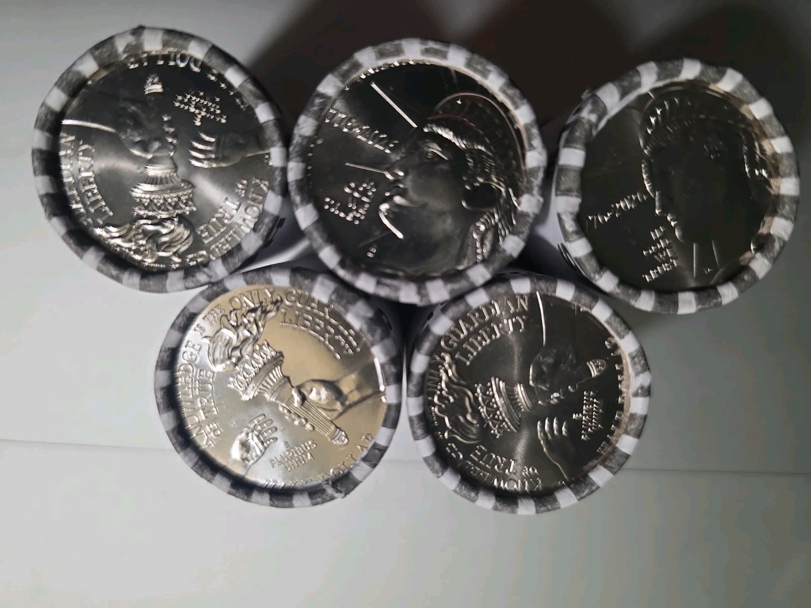 2026-D Enduring Liberty Half Dollars | 5 Roll Lot $50 Face | OBW I BU I In Stock
