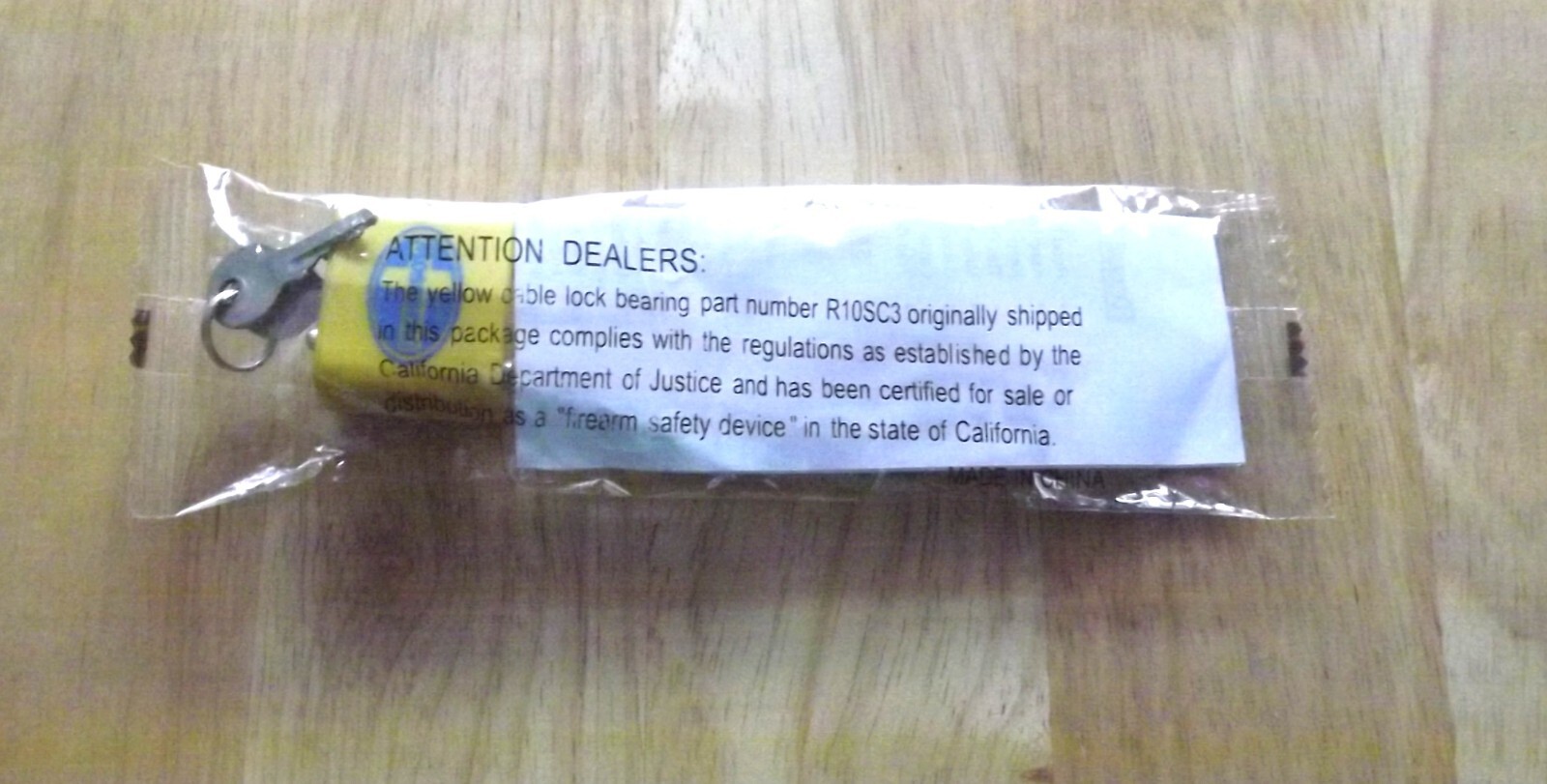 Mossberg R10SC3 cable lock