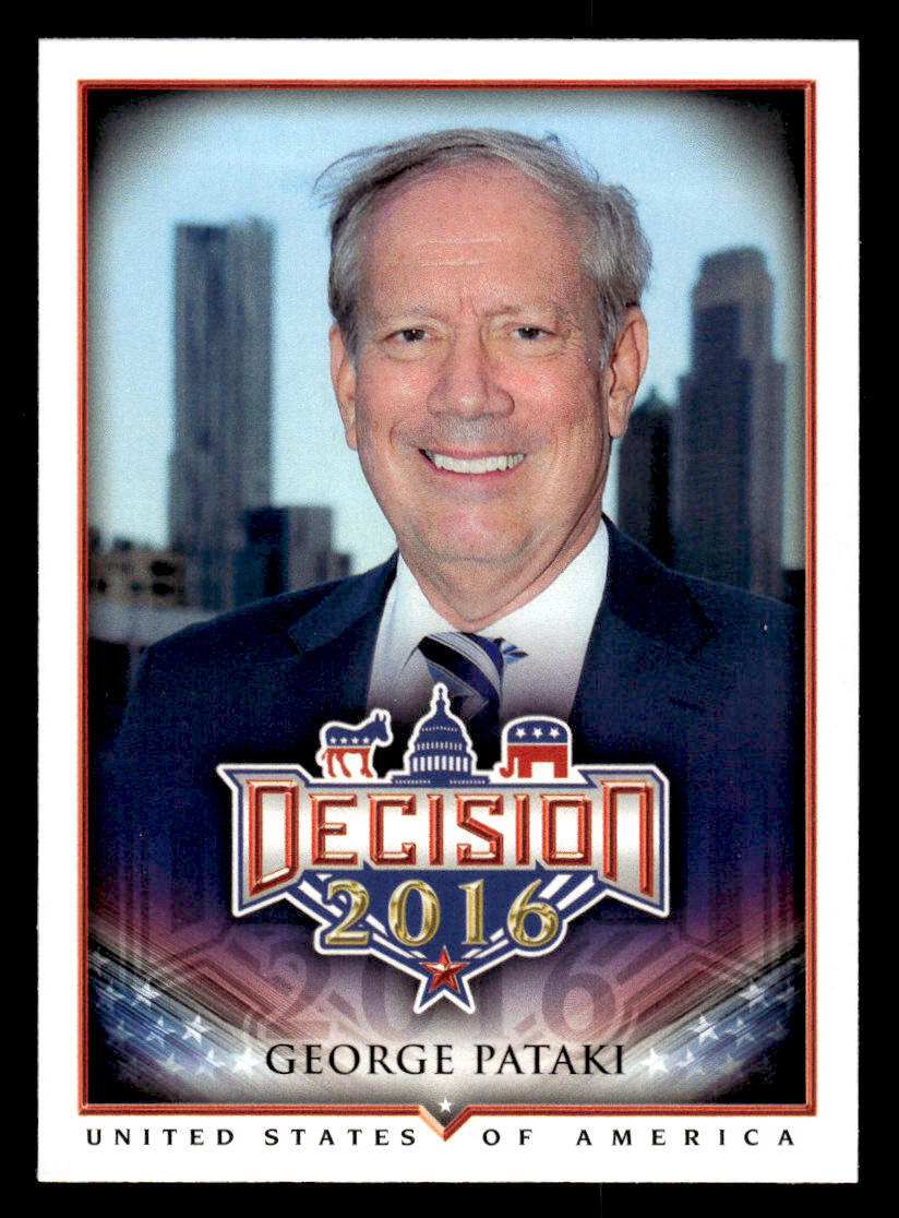 2016 Decision 2016 #7 George Pataki Card