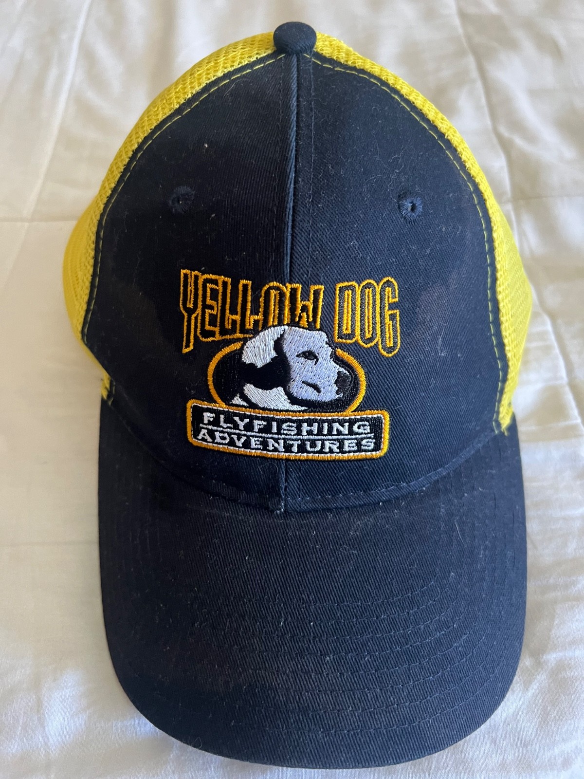 Yellow Dog Flyfishing Fly Fishing Adventures Bozeman Montana Baseball Hat blue