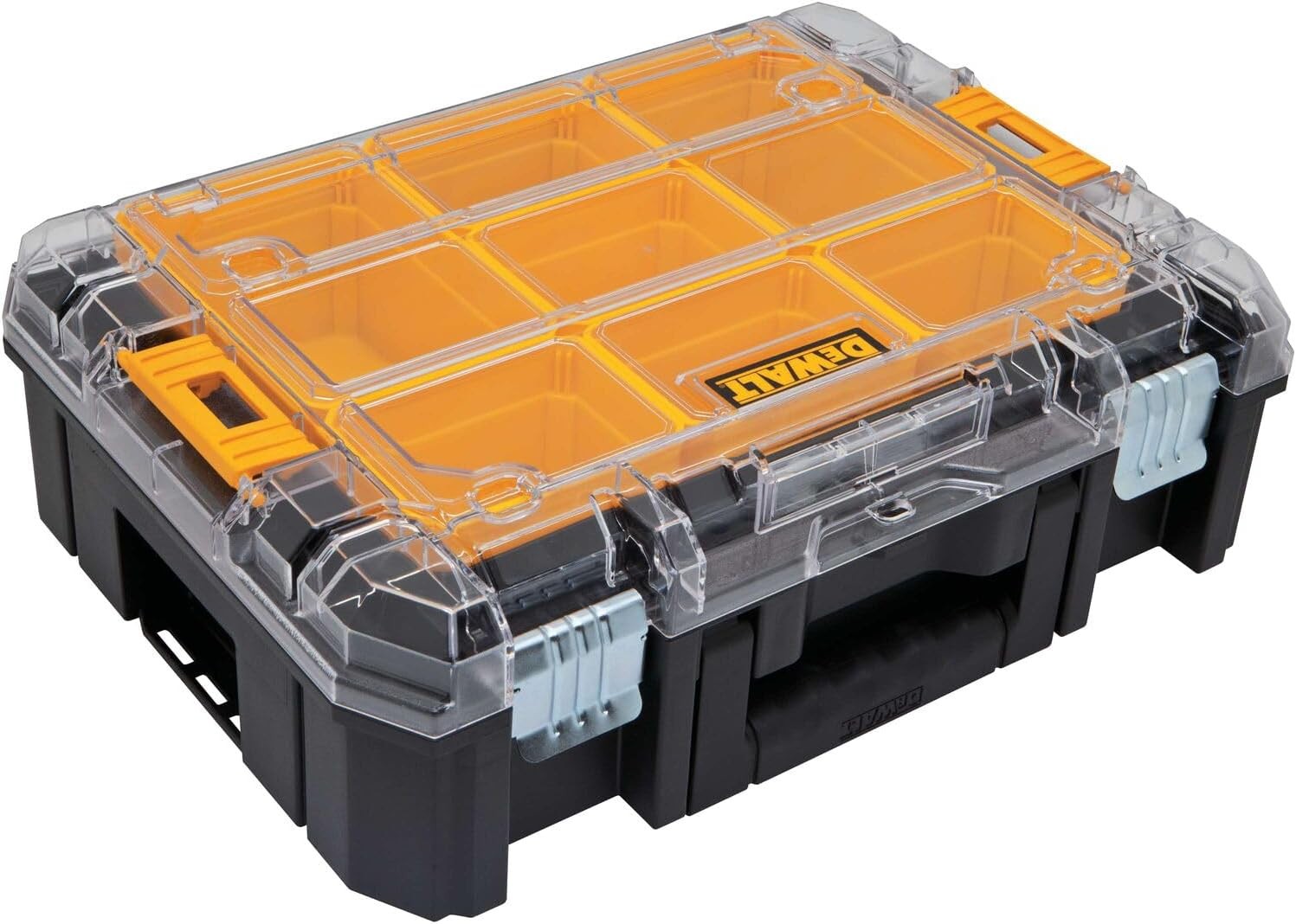 DEWALT TSTAK Organizer, Clear Lid, 7 Removable Bins, DWST17805