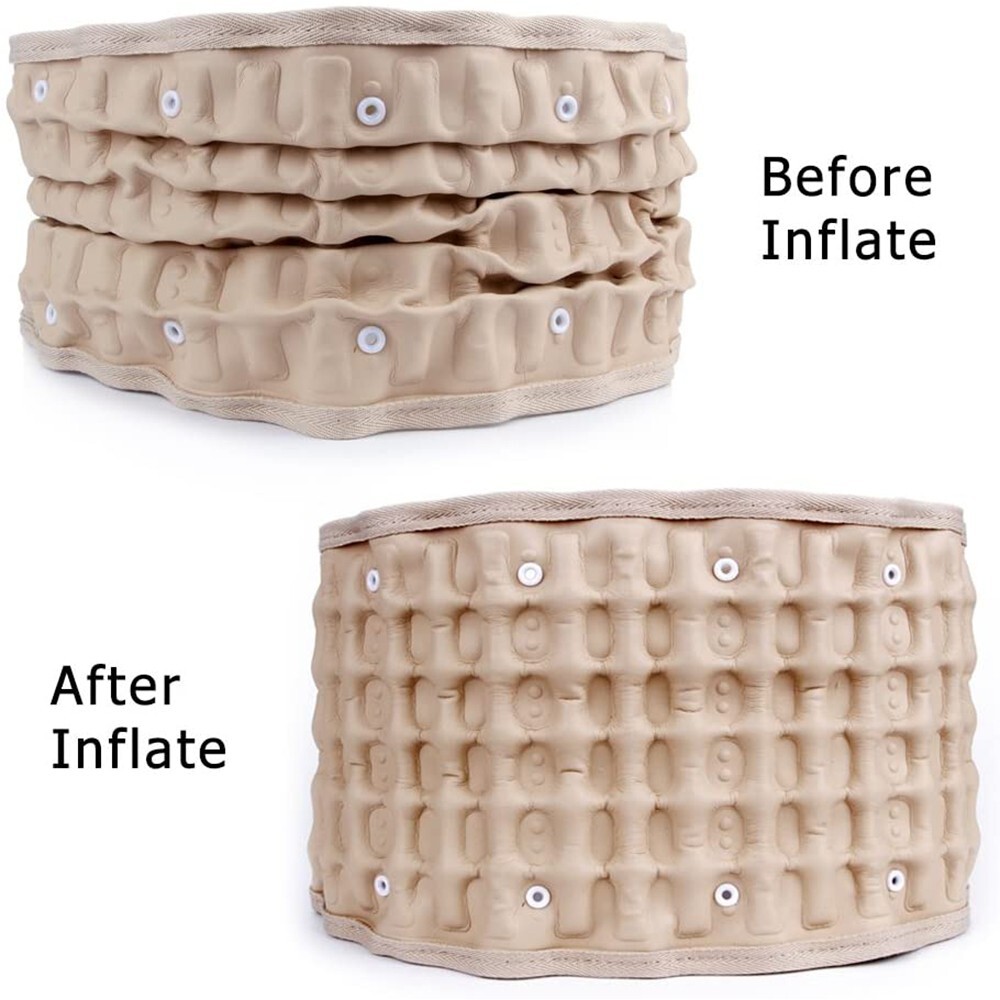 Decompression Brace Lumbar Belt Spinal Support Back Extender Belt Traction Tool