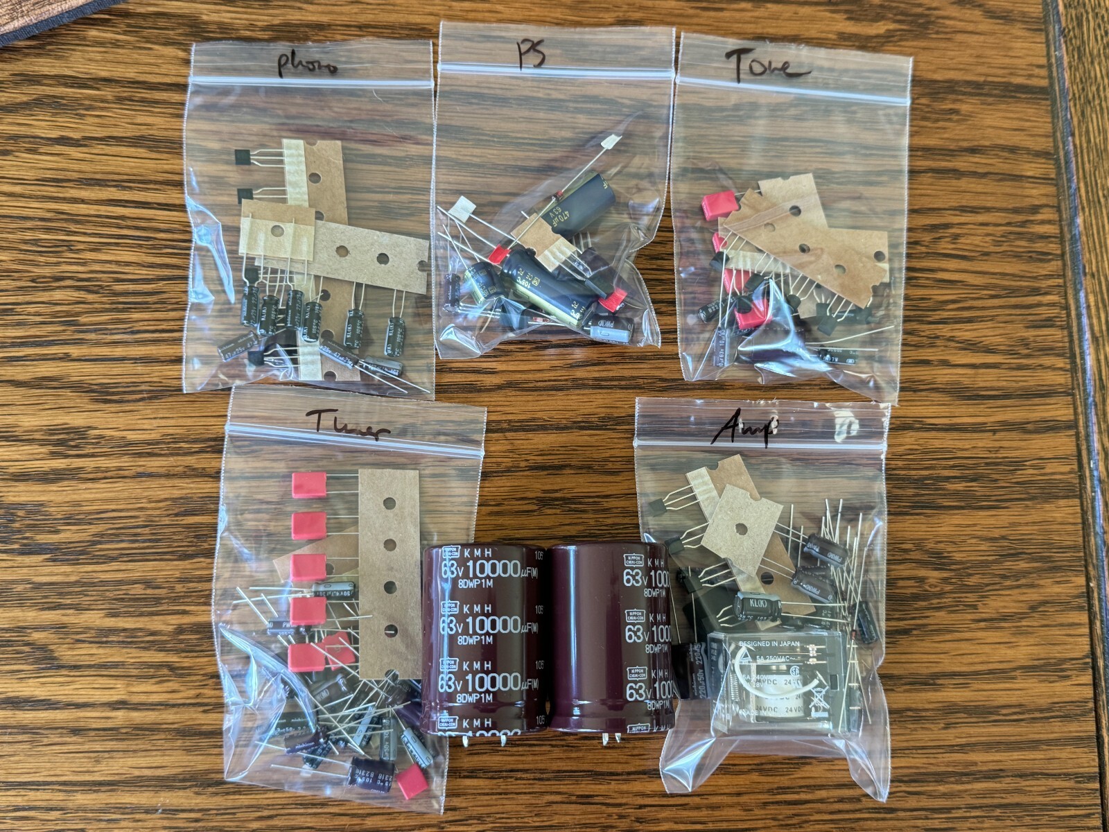 Marantz 2238 Complete Rebuild Kit High-Quality Receiver Recap Caps Transistors