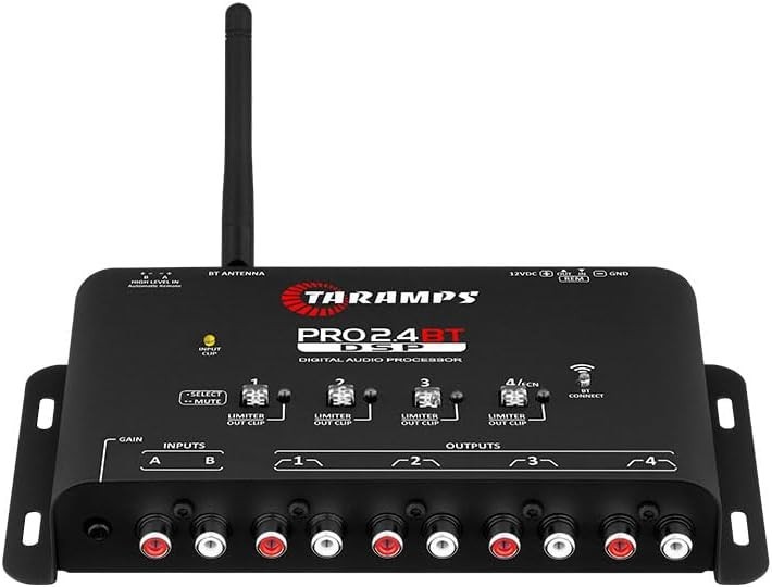 Taramps AUDIO PROCESSOR PRO 2.4BT Digital Signal Processor Crossover Full w/ App