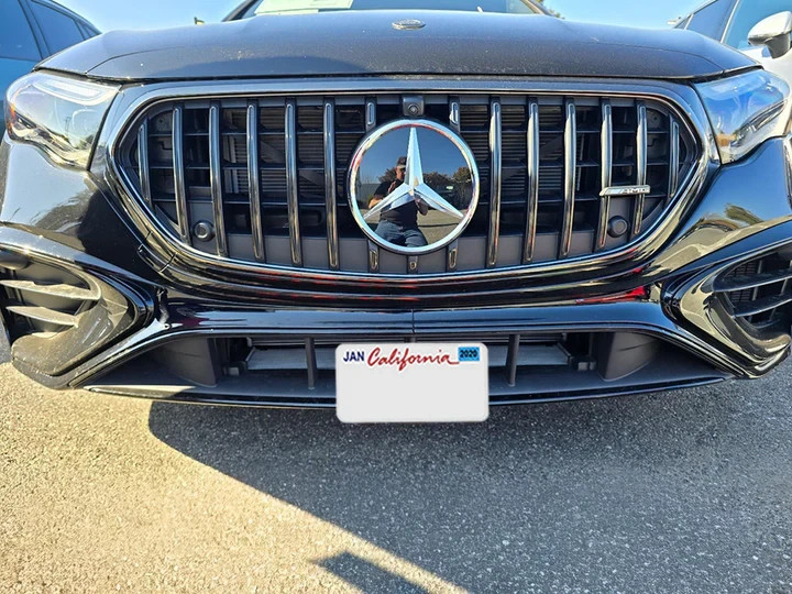 Quick-Release Front License Plate For 2025-2026 Mercedes AMG E 53