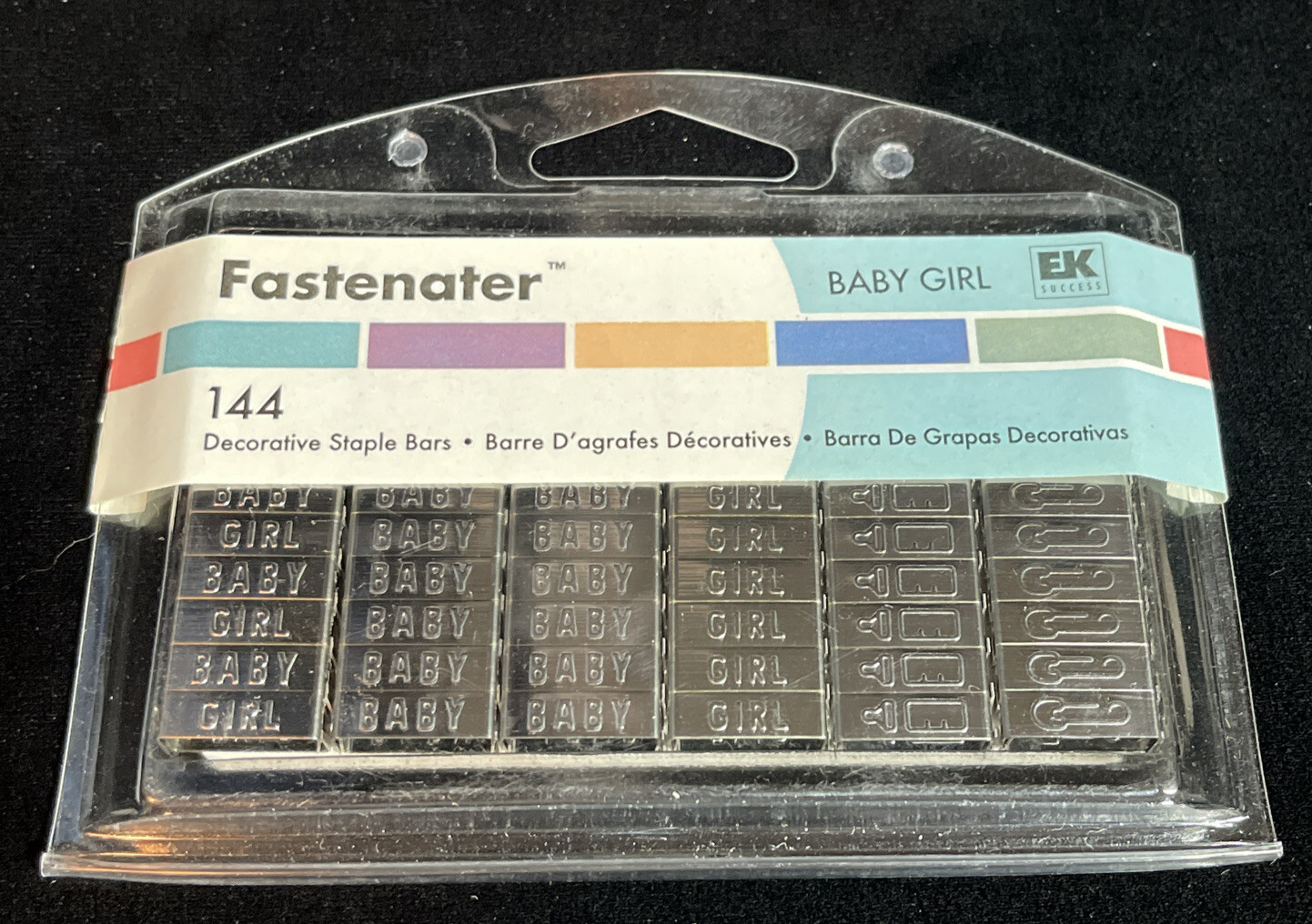 One (1) New EK Success 144 Fastenater Staple Bars Baby Girl EKFSVP4