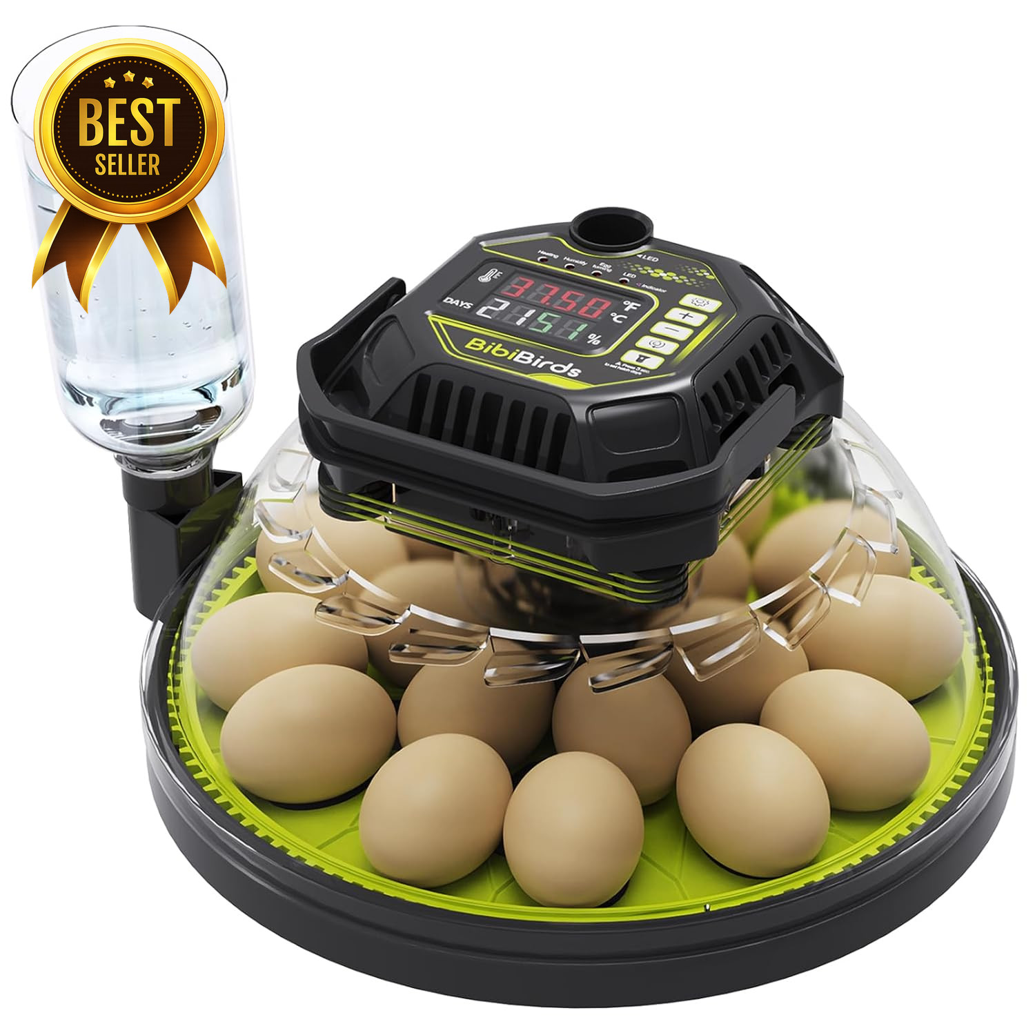 18 Egg Incubator Automatic Turner Humidity Control Chicken Duck Quail