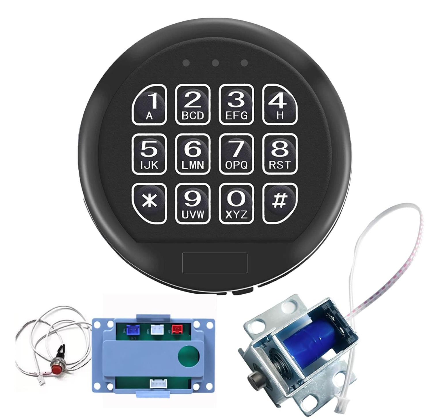 Keypad Gun Safe Lock for Stack-On Elite / DIY Electronics Replacement Lock