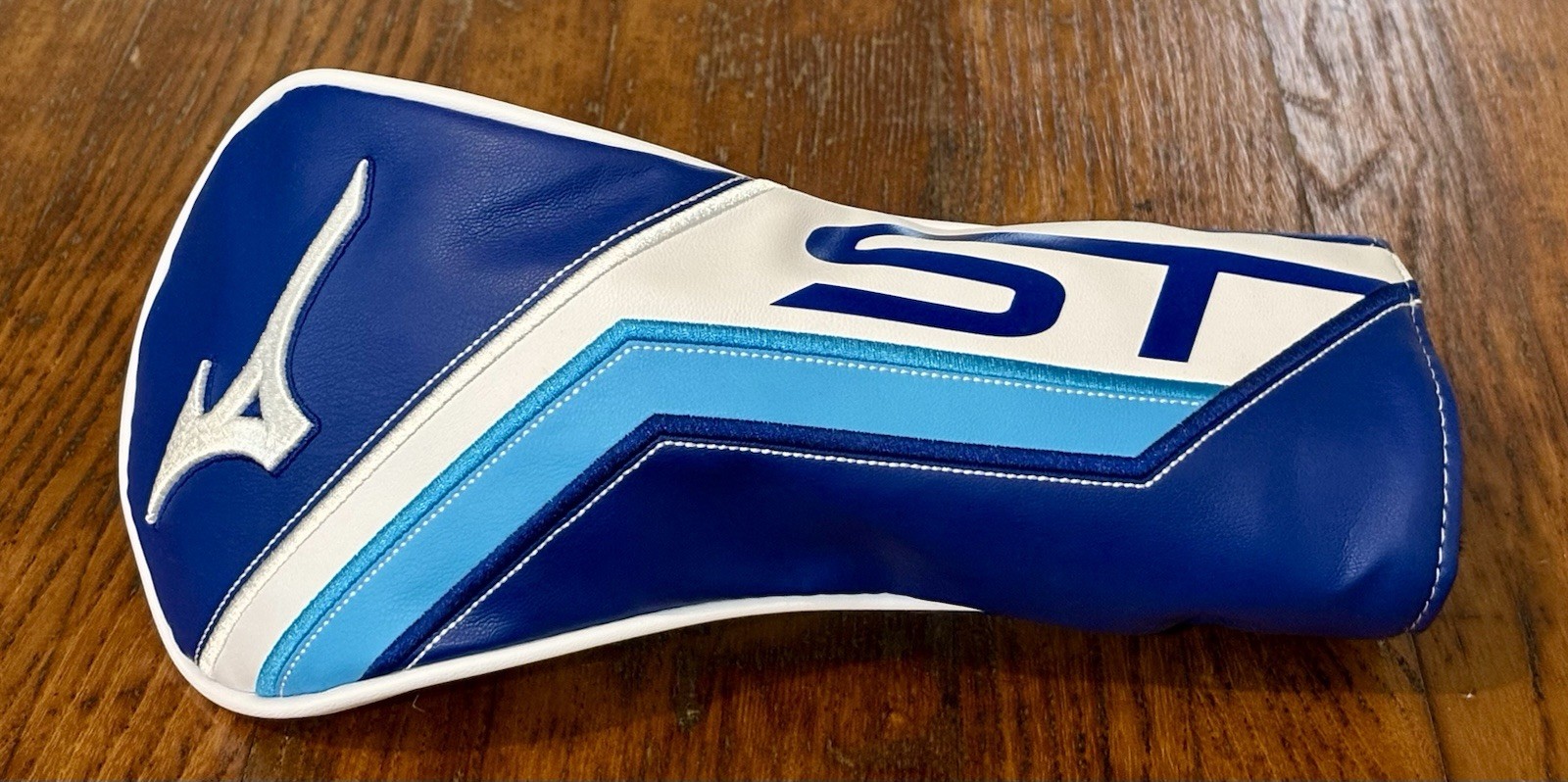 New Mizuno ST 3 Wood Headcover Blue White Golf Club Cover Fairway Metal