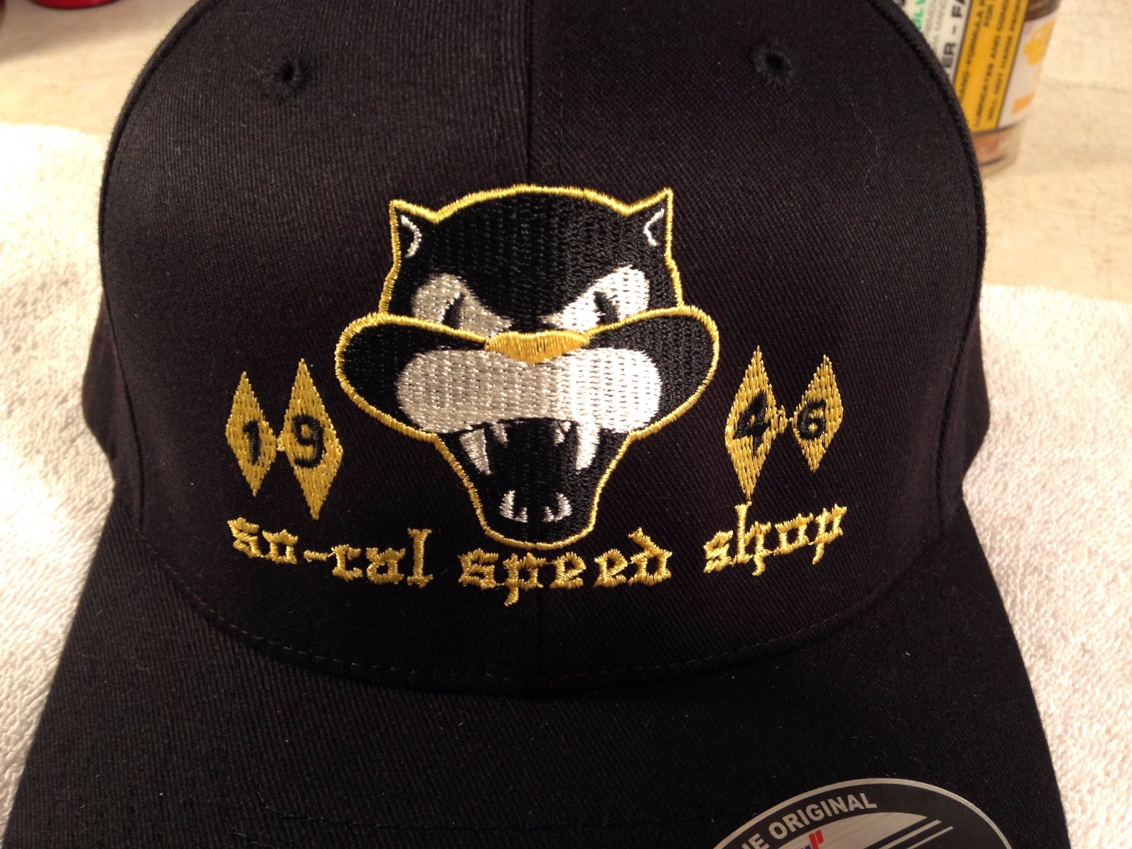 VICIOUS CAT HAT FLEXFIT  SO-CAL SPEED SHOP HOT RODS 1932 FORDS
