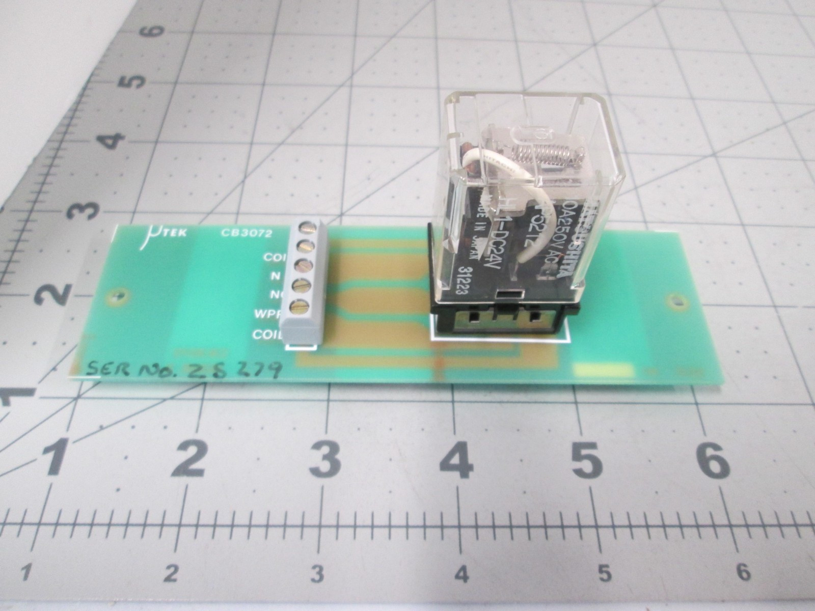 UTEK, A43072, Table Relay, PCB Assy w/ Relay, New