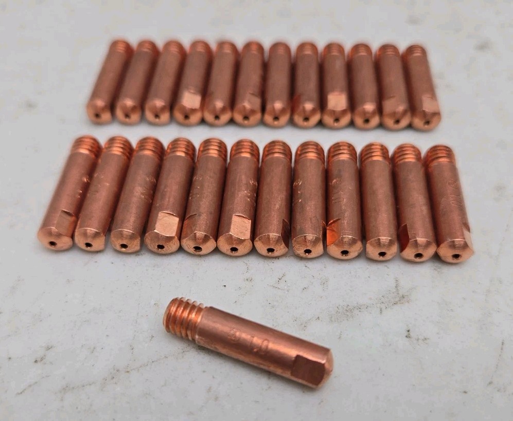 25 Pack Abicor Binzel 140.0253 M6 Mig Welding Contact Tip .040" 1.0 New