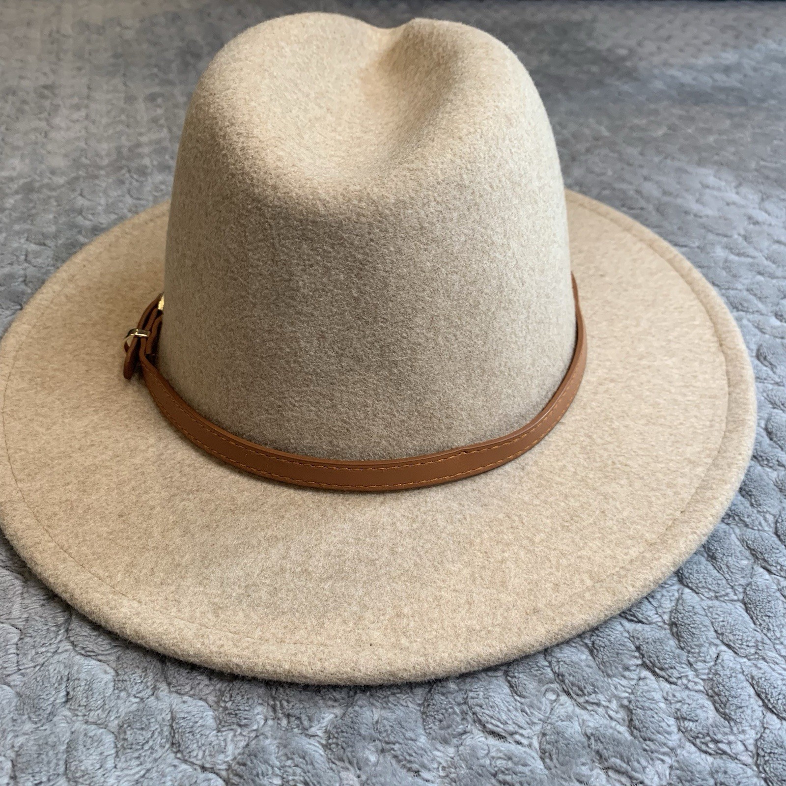 Altar’d State Wide Brim Hats Bundle – Beige & Sage Boho Rancher Fedora One Size