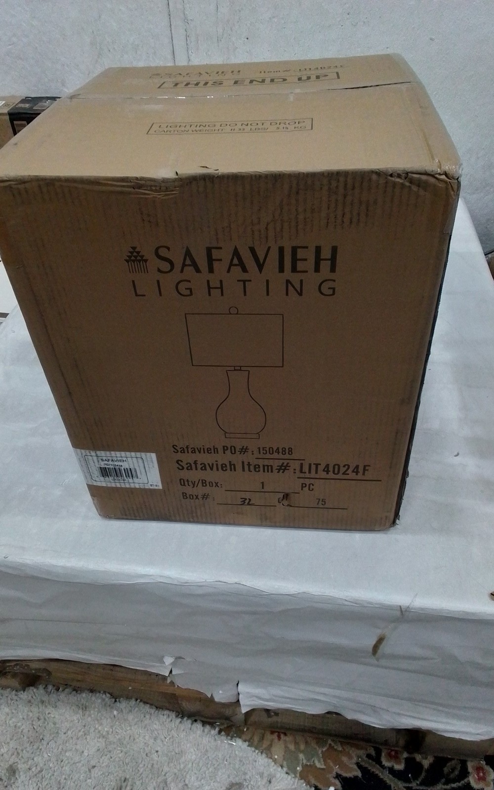 Safavieh CERAMIC PARIS LAMP, Reduced Price 2172769037 LIT4024F